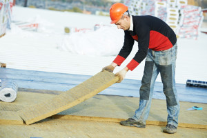 Roof with spray foam