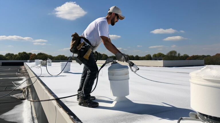 Why do roofers use foam?